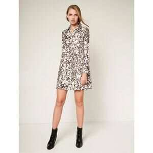Three Eighty Two Ashton Button Front Mini Dress